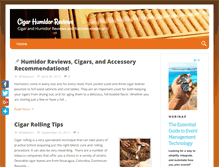 Tablet Screenshot of cigarhumidorchannel.com